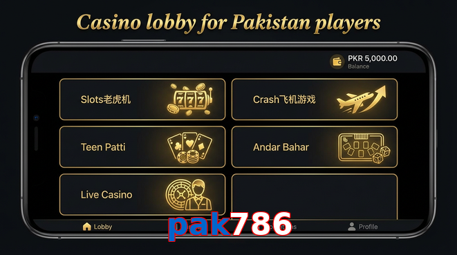 Lobby view of Pak786 for Pakistan users