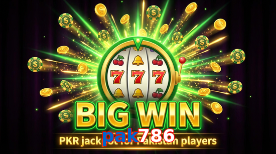 Big win animation on Pak786 slot game